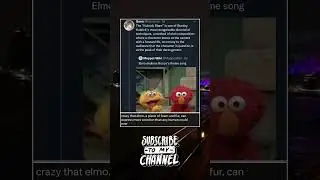 crazy that elmo, a piece of foam and fur, can express more emotion than any human could ever