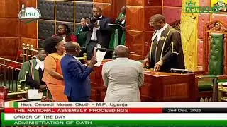 Parliament Live, Swearing In of Newly Elected Members of National Assembly.