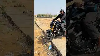 Yamaha mt15 ground clearance test test || The biggest speed breaker || #mt15 #yamaha