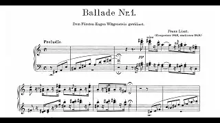 Liszt - Ballade No. 1, S. 170 [Stephen Hough]