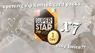 opening 7 vip limited card packs | superstar jypnation