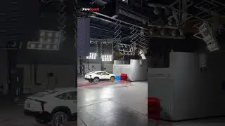 Mahindra BE 6E high speed crash demonstration #mahindrabe6e #mahindraelectricsuv