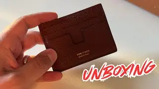 Обзор и распаковка держателя карт Tom Ford!