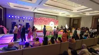 Arrangements of Crystal Hall in Hotel Taj at  Engagement  & Tilak Ceremony of Amit and Tanya