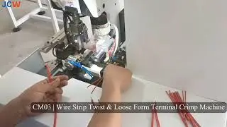 JCW-CM03 | M&aacute;quina peladora de cables, retorcedora de uniones y prensadora de casquillos gemelos