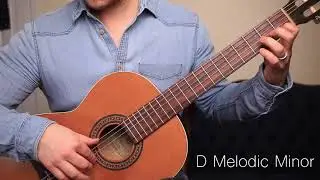 RCM L1 - D melodic minor scale (1 octave)