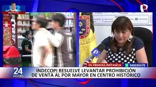 Indecopi resuelve levantar prohibición de venta al por mayor en el Centro Histórico