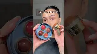 Full face of merit #merit #makeup #onebrandmakeuptutorial 🩷✨🌸