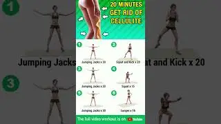 Get rid of cellulite | Fat loss workout #shorts #fitness #fitnessmotivation