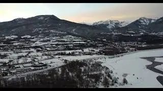 Winter's Blanket: Alpine Landscape Enchanted by Snow in 4K ❄️🏔️ #AlpineWinter #4KScenery