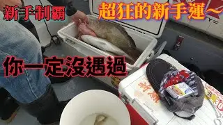 第一次船釣的新手，高級魚釣到爆桶，狠狠KO我