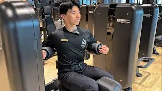 테크노짐 Rotary Torso 머신 사용방법 