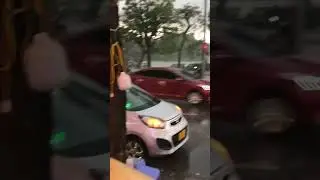 Heavy Rain in Vietnam 🇻🇳 #vietnam #rain #travel