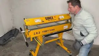 Plieuse Sorex ZRS 1100 capacité 1.5 mm avec rotolame