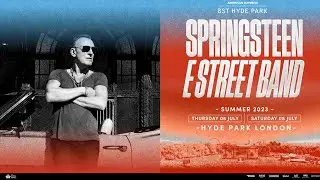 Bruce Springsteen Live in Hyde Park - London - Thursday 6 July 2023 - #springsteen