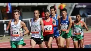 Легкая атлетика - финал мужского забега на 5000 м в категории T46 - Чемпионат мира по легкой атле...