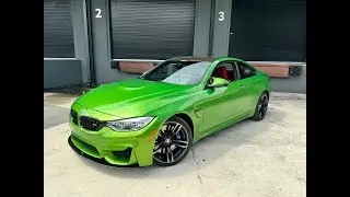 2015 BMW M4 F82 Java Green / Sahkir 1 of 1 BMW Individual feature video ( for sale)