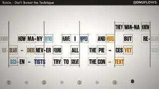 Rakim - Don't Sweat the Technique || Rhyme Scheme and Flow