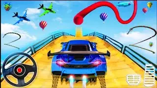 Crazy Superhero Car Stunt Driving Games Impossible Car Racing Status