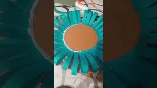 Beautiful wall hanging 😊☺️#craft #art #bestoutofwaste #diycrafts #lifehacks #papercraft #dcwp