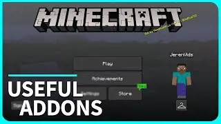 Minecraft PE Addons - TOP 3 Useful Addons and Texture Packs for iOS & Android - MCPE 1.2