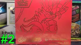 Pok&eacute;mon Scarlet & Violet Base Set Pok&eacute;mon Center Elite Trainer Box Opening #2 (Scarlet/Koraidon)