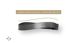 Embrazio - curved leather belts, so comfy you can't take them off