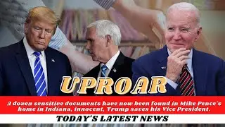 BREAKING NEWS JOE BIDEN ~ A dozen sensitive documents found in Mike Pence's house ~ NEWS