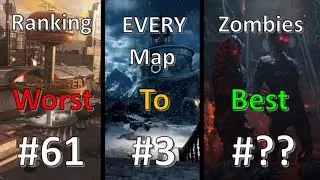 THE MOST EXTENSIVE COD ZOMBIES TIER LIST (WAW-Vanguard Including Non Treyarch)