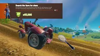 SEARCH THE FARM FOR CLUES! All Locations! Week 4 Challenge (Legendary Quest) [Fortnite Season 7]