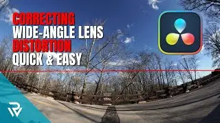 Wide-Angle Lens Distortion Correction in DaVinci Resolve - Quick & Easy