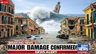 🚨 RAW POWER: Cyclone Harry POUNDS Sicily &mdash; Monster 19-Foot Waves RIP Through Coastlines!