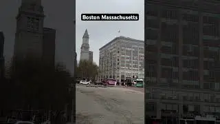 Boston Massachusetts 🤩 #boston #massachusetts #exploreboston #downtown #travel  #visitboston