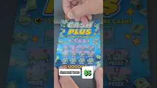 $5 Ticket with 4 winning numbers!!! #lottery #scratchofftickets #money