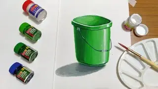 Still life painting with poster colour | elementary and intermediate still life | still life drawing