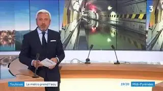 Explosion d'une canalisation, le m&eacute;tro prend l'eau &agrave; Toulouse