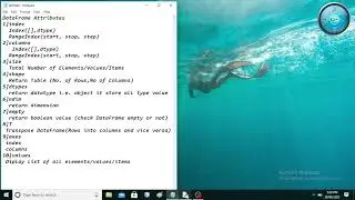 DataFrame Attributes in Hindi