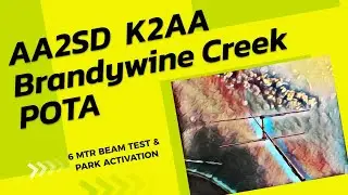 Brandywine Creek State Park Delaware K 1732 K2AA AA2SD Parks on the Air POTA Activation