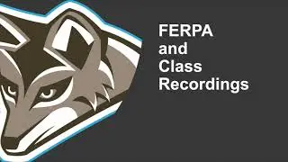 FERPA and Class Recordings