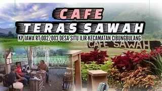 @Laki pejuang 45 santai di Cafe teras sawah