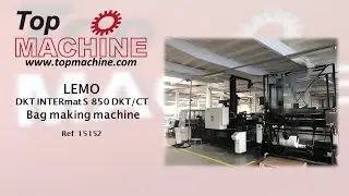 LEMO DKT INTERmat S 850 DKT/CT Bag making machine used