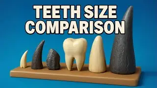 The Craziest Teeth | Size Comparison (3D Animation)