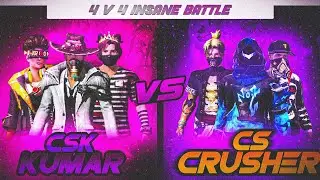 KING CS CRUSHER VS CSK KUMAR YT | 2k ka paid match hai Pura match dekhna guys insane😱thrilling game