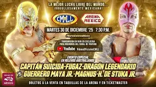Capit&aacute;n Suixida, Fugaz y Drag&oacute;n Legendario vs Guerrero Maya Jr, Magnus e Hijo de Stuka Jr 