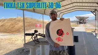 Tikka T3x Superlight 30-06 Long Range Practice 2025 Deer hunting season in Valley Shooting Center
