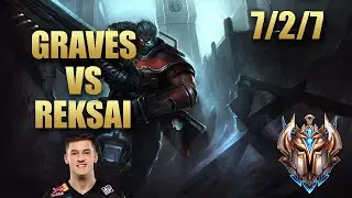 C9 Svenskeren Graves Jungle Vs Reksai - KR Challenger Patch 9.20