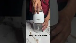 Electric Chopper With Stainless Steel Blades #asmr #unboxing #scrolldose