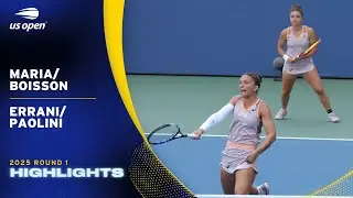 Maria/Boisson vs. Errani/Paolini Highlights | 2025 US Open Round 1
