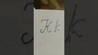 #cursivewriting practice letter Kk#calligraphy #cursive #how to write abcd in cursive #englishlearn