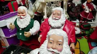 Gemmy Hip Swinging Santas